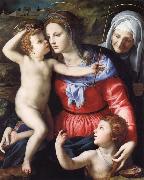 The Madonna and Child with Saint John the Baptist and Saint Anne